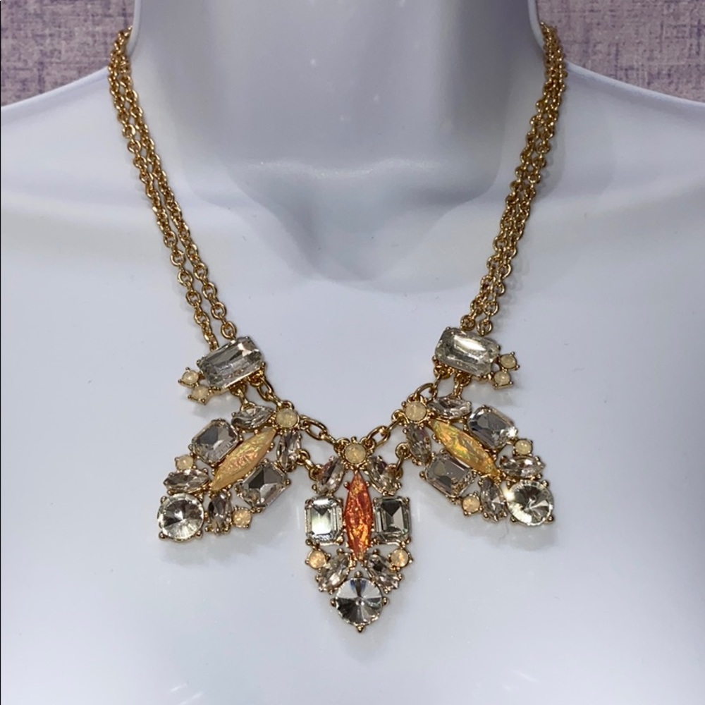 Charming Charlie Crystal Statement Necklace